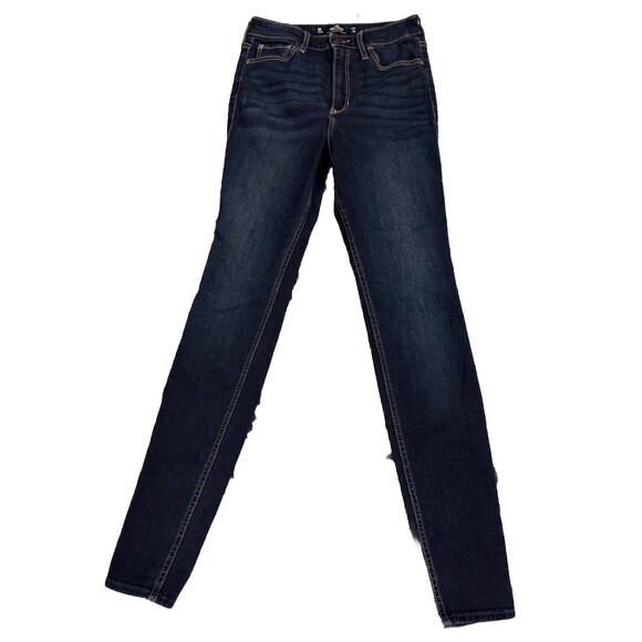 Hollister Jeans Size W27 Ultra High Rise Super Skinny Medium Blue - Picture 1 of 7